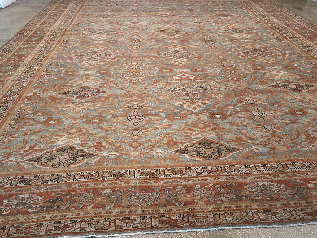 Antique Persian Malayer Large Square Carpet, No.28936 - Gss