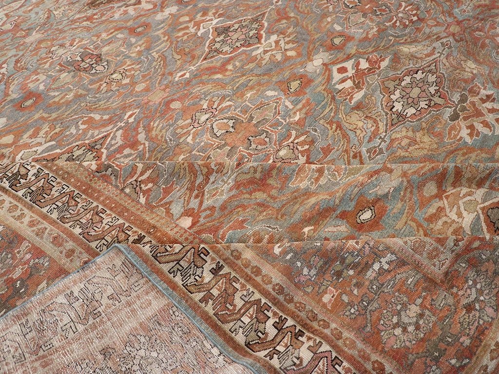 Antique Persian Malayer Large Square Carpet, No.28936 - Gss