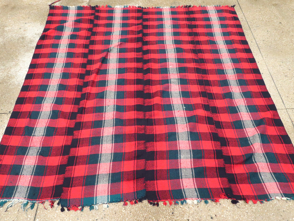 Vintage Persian Square Textile, No.28944 - Gss