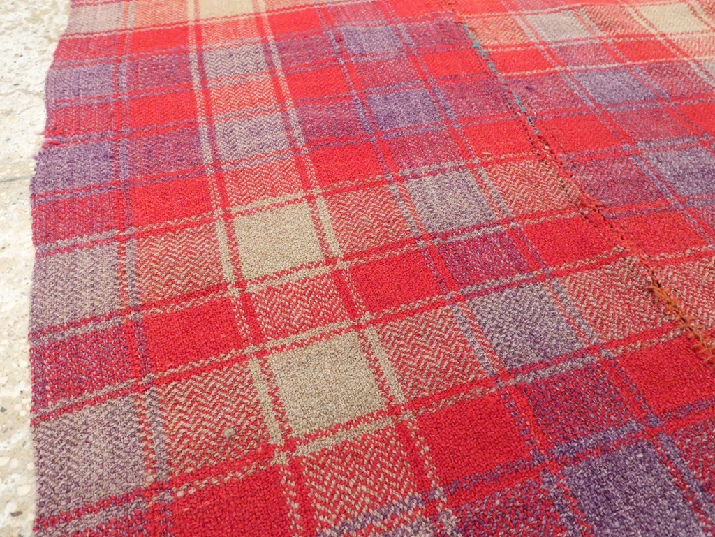 Vintage Persian Square Textile, No.28946 - Gss