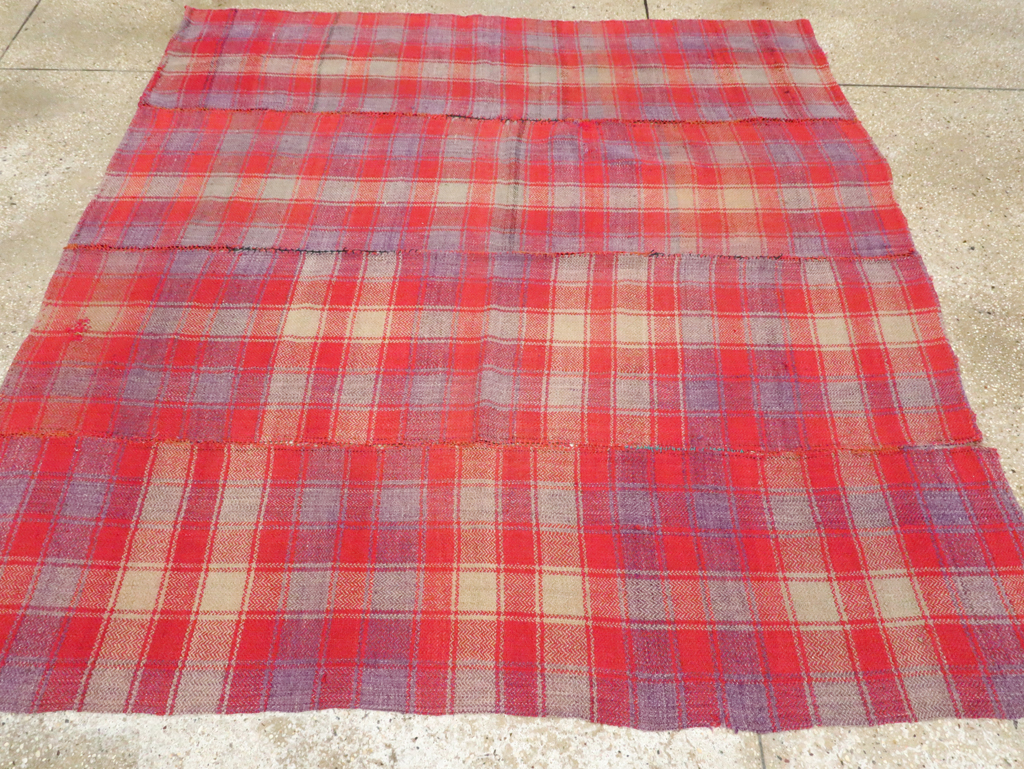 Vintage Persian Square Textile, No.28946 - Gss