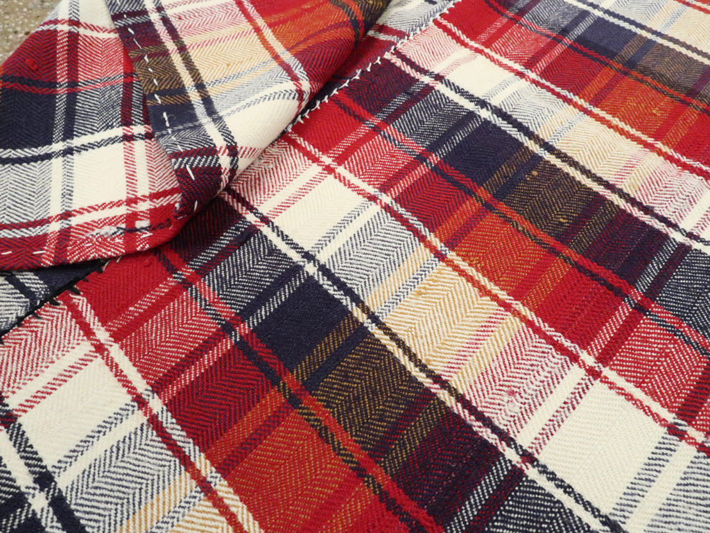 Vintage Persian Square Textile, No.28951 - Gss