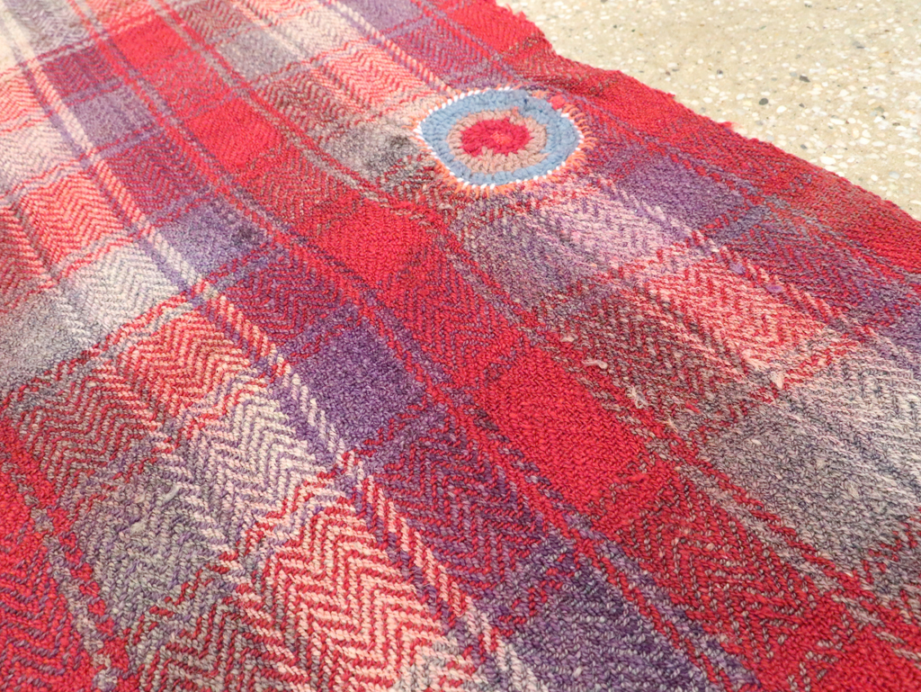 Vintage Persian Square Textile, No.28952 - Gss