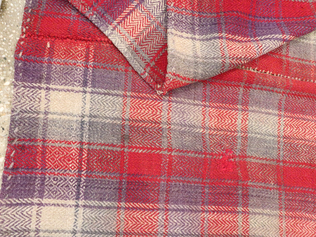 Vintage Persian Square Textile, No.28952 - Gss