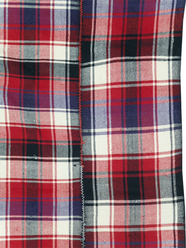 Vintage Persian Square Textile, No.28953 - Gss