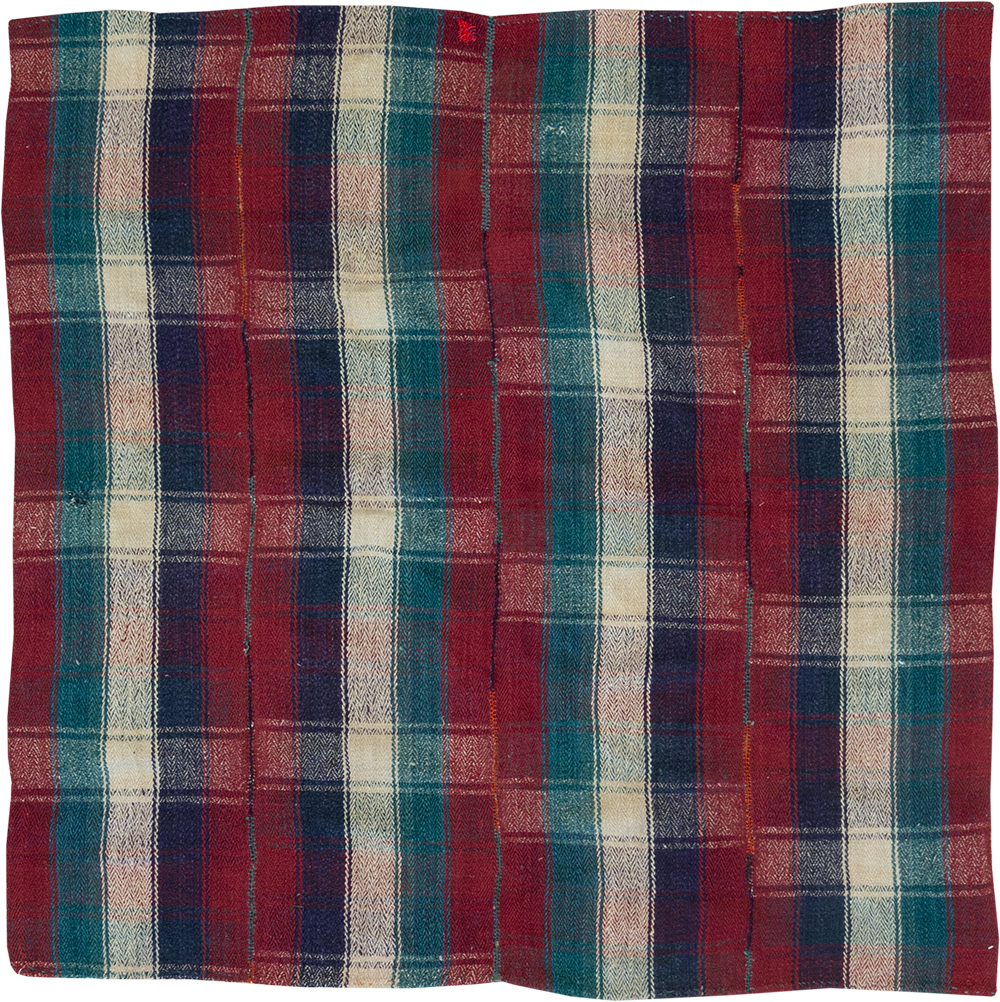 Vintage Persian Square Textile, No.28969 - Gss