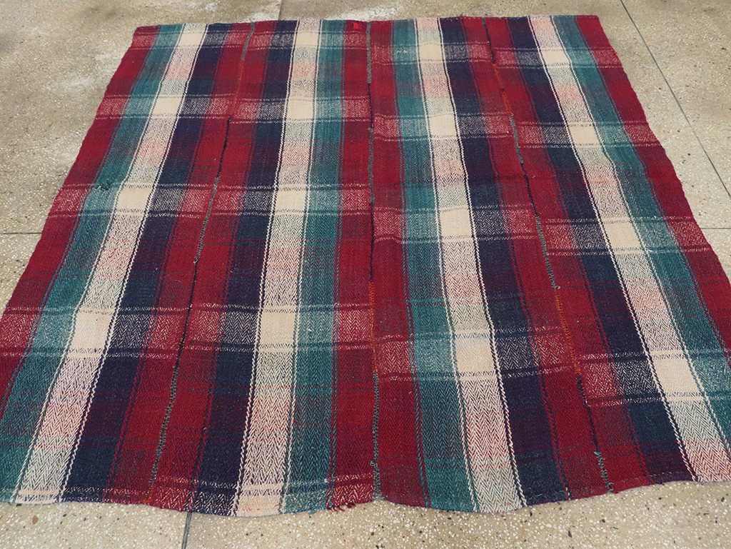 Vintage Persian Square Textile, No.28969 - Gss