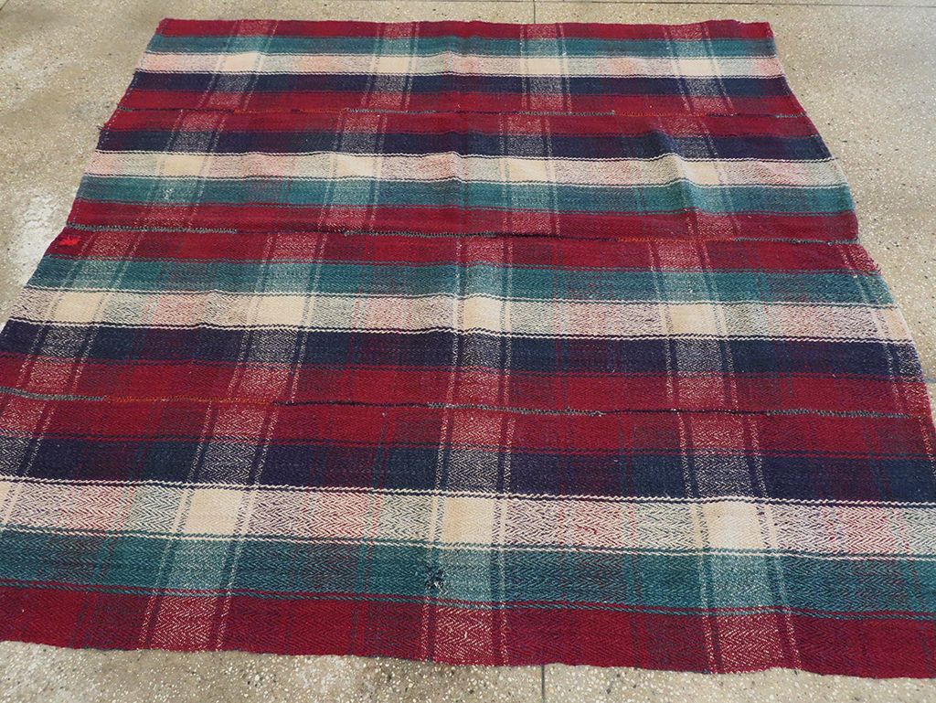 Vintage Persian Square Textile, No.28969 - Gss