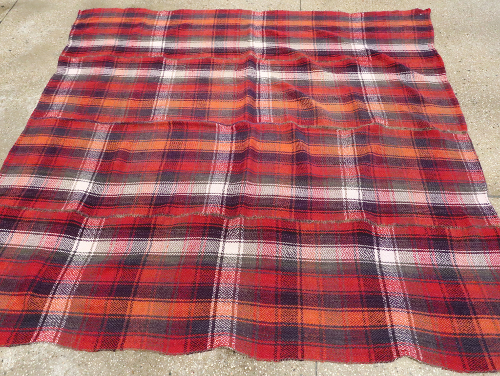 Vintage Persian Square Textile, No.28972 - Gss