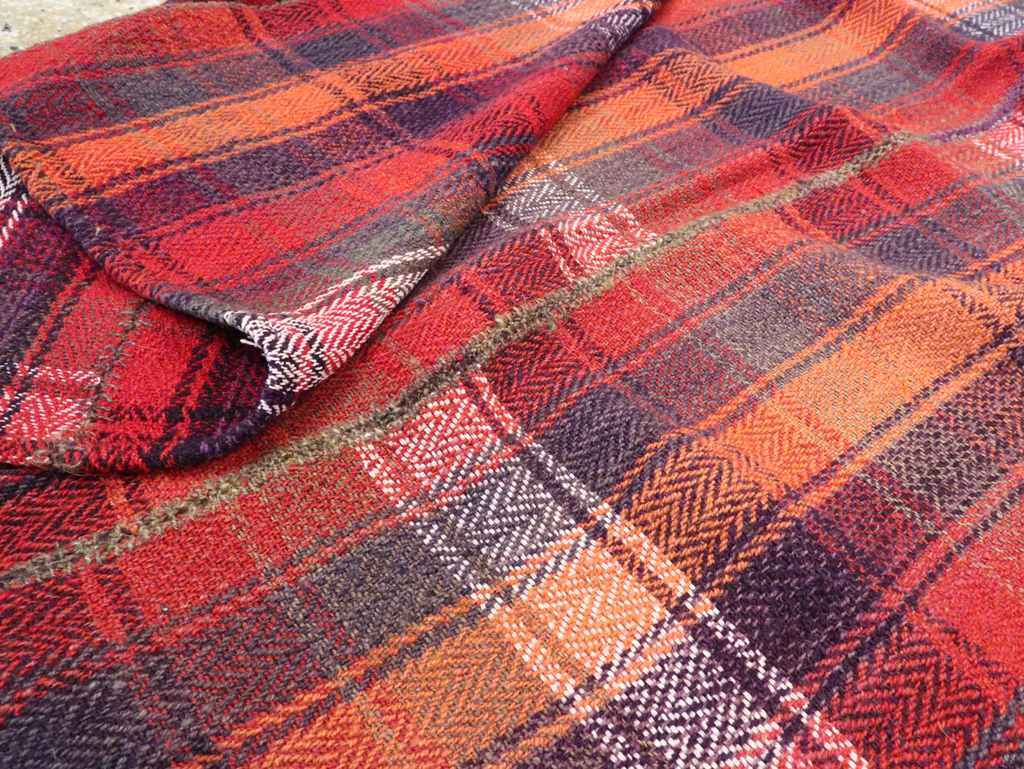 Vintage Persian Square Textile, No.28972 - Gss