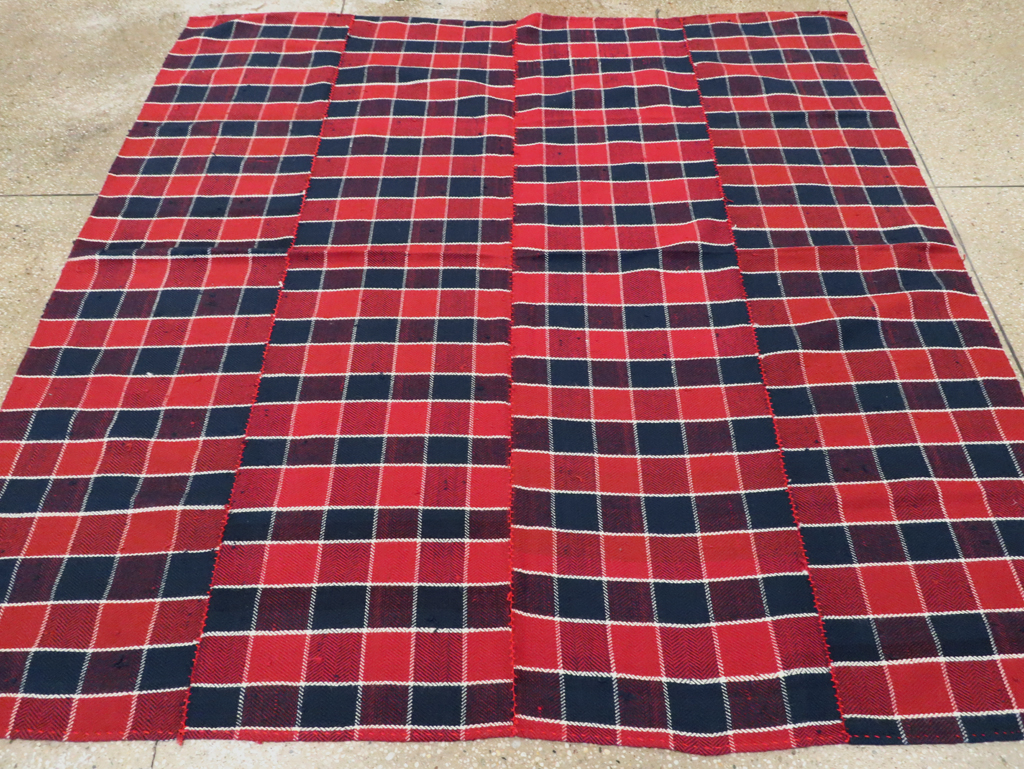 Vintage Persian Square Textile, No.28978 - Gss