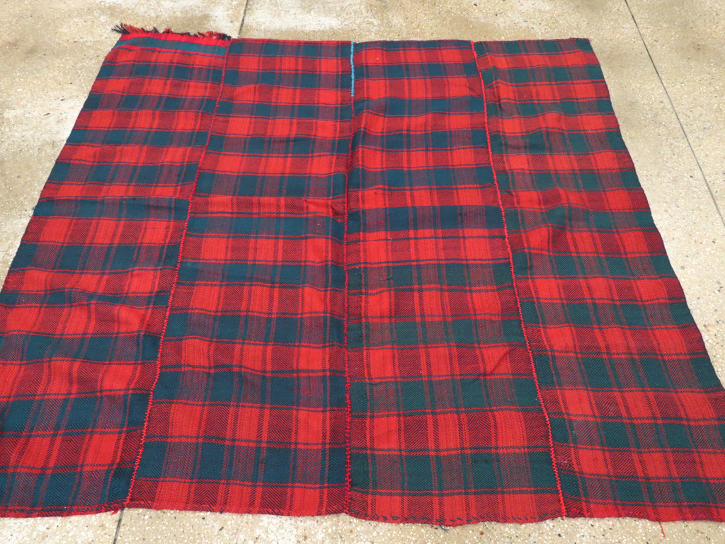 Vintage Persian Square Textile, No.28979 - Gss