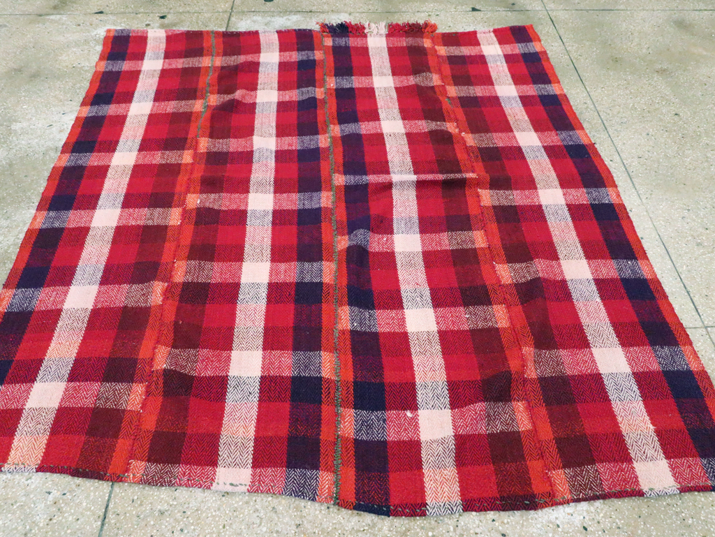 Vintage Persian Square Textile, No.28980 - Gss