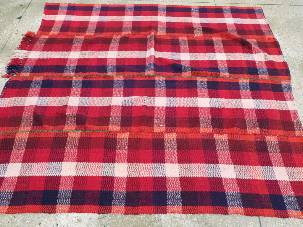 Vintage Persian Square Textile, No.28980 - Gss