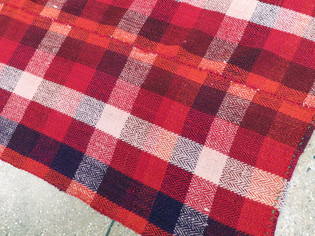 Vintage Persian Square Textile, No.28980 - Gss