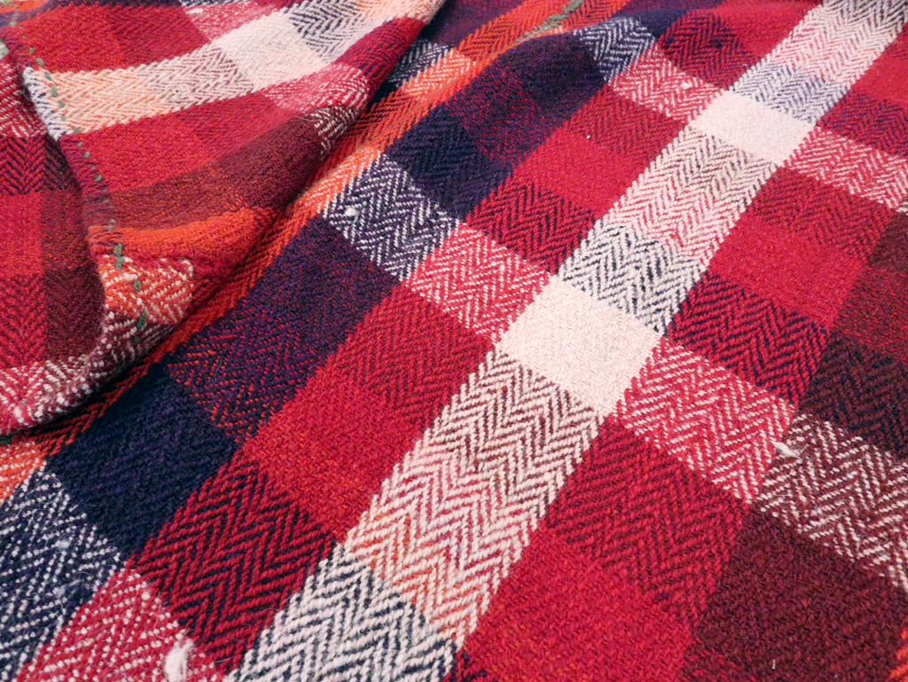 Vintage Persian Square Textile, No.28980 - Gss