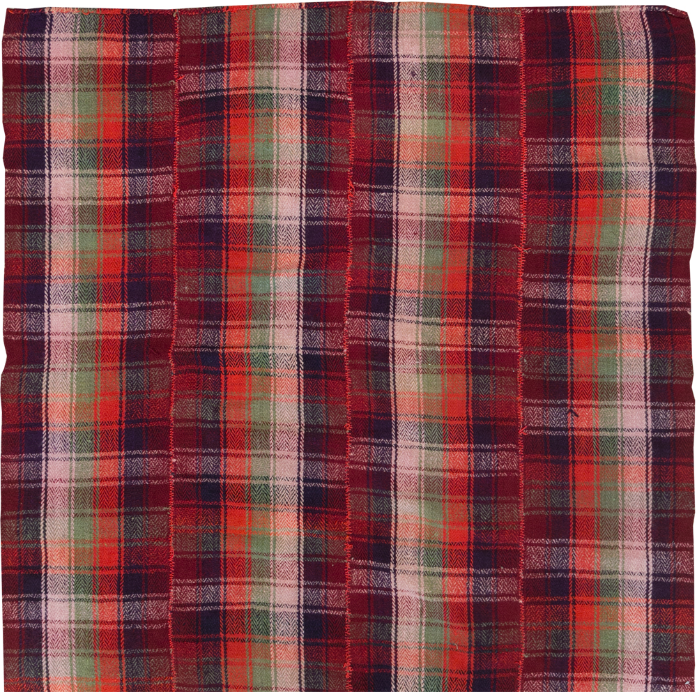 Vintage Persian Square Textile, No.28981 - Gss