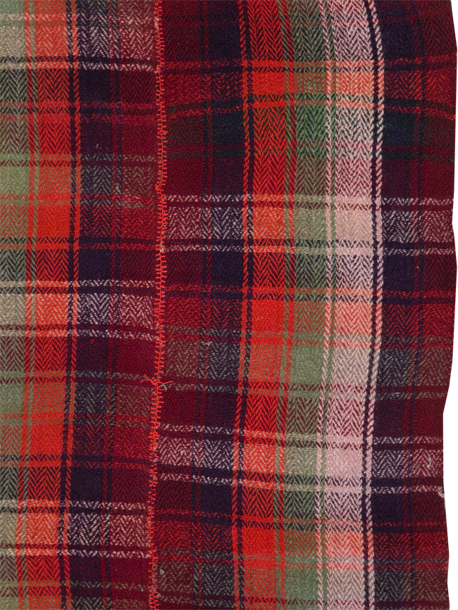 Vintage Persian Square Textile, No.28981 - Gss