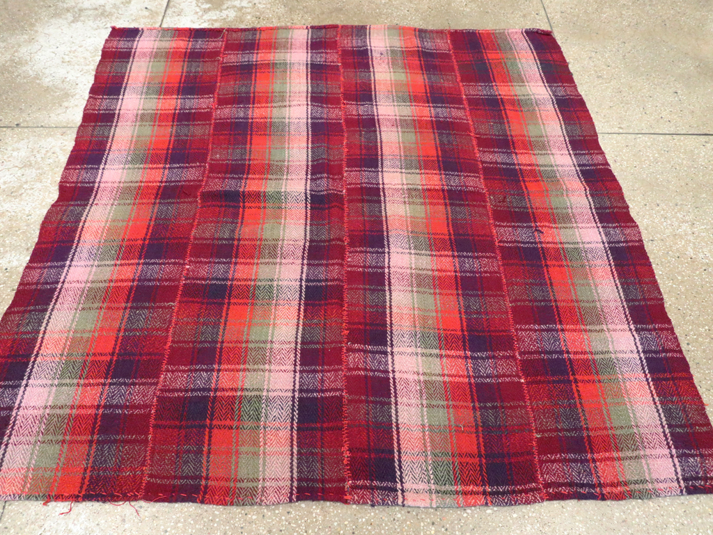 Vintage Persian Square Textile, No.28981 - Gss