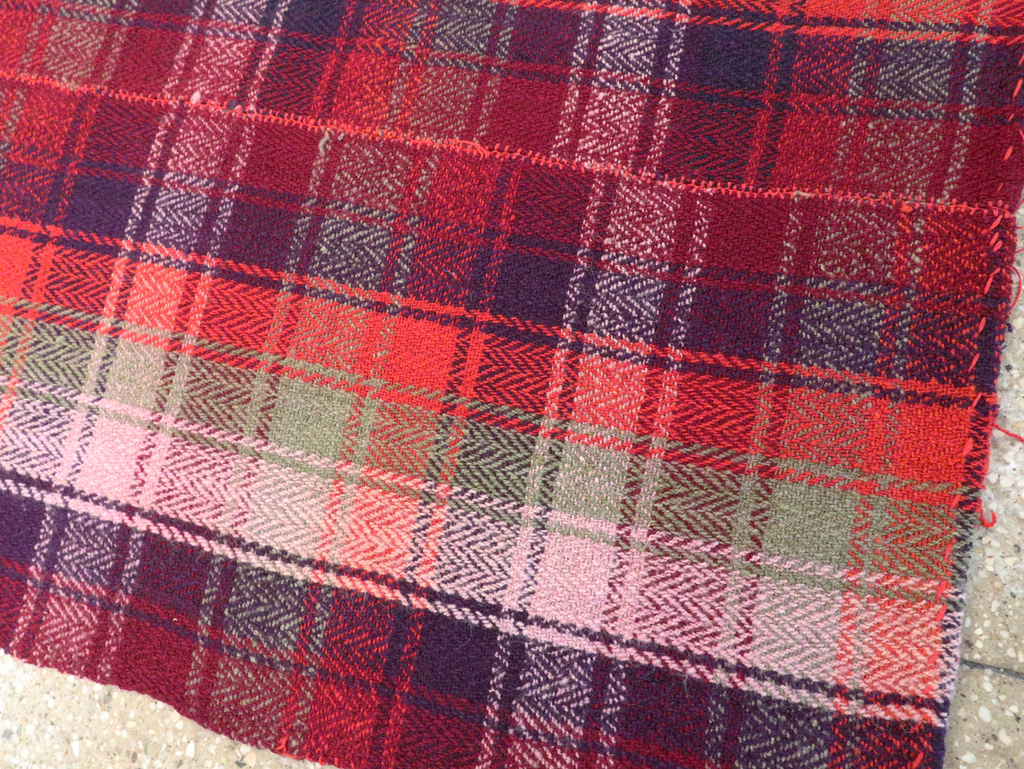 Vintage Persian Square Textile, No.28981 - Gss