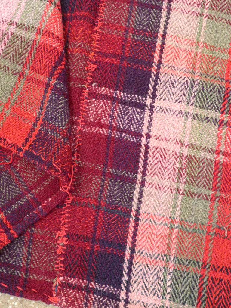 Vintage Persian Square Textile, No.28981 - Gss