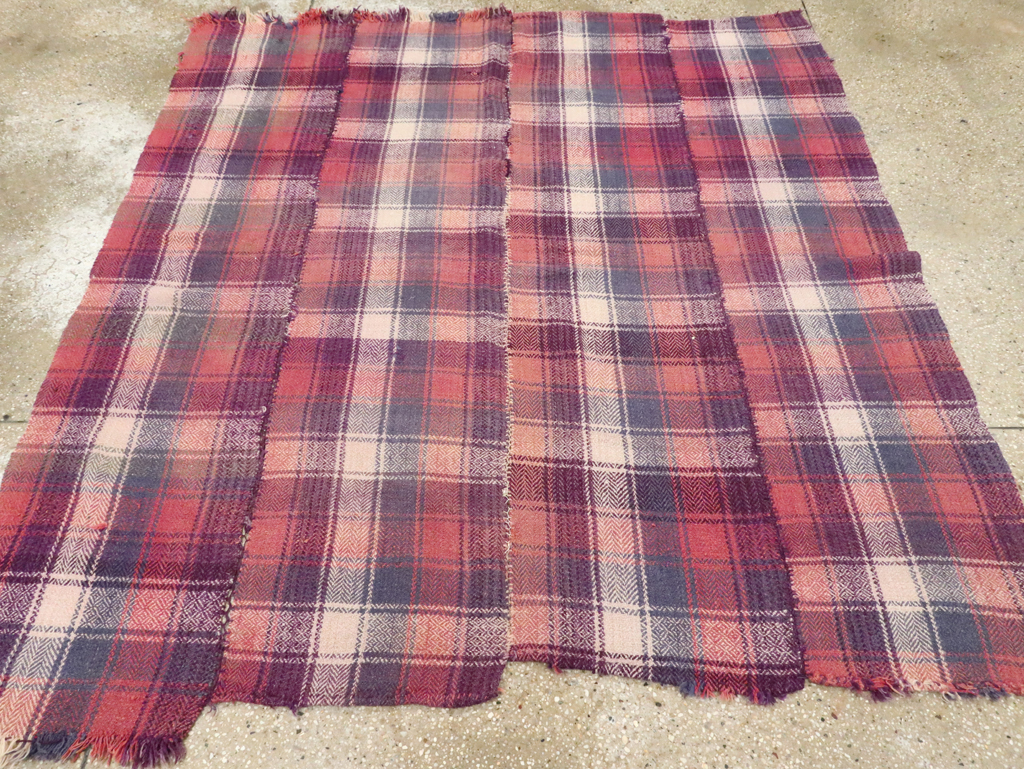 Vintage Persian Square Textile, No.28983 - Gss