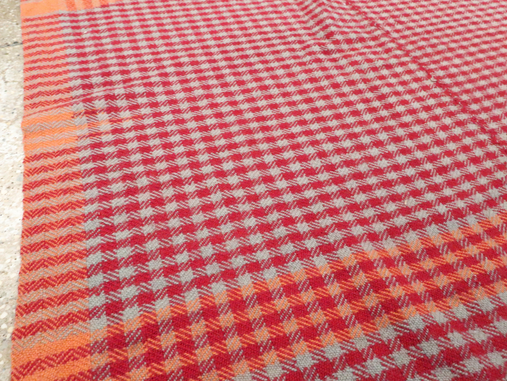 Vintage Persian Square Textile Flatweave, No.28985 - Gss