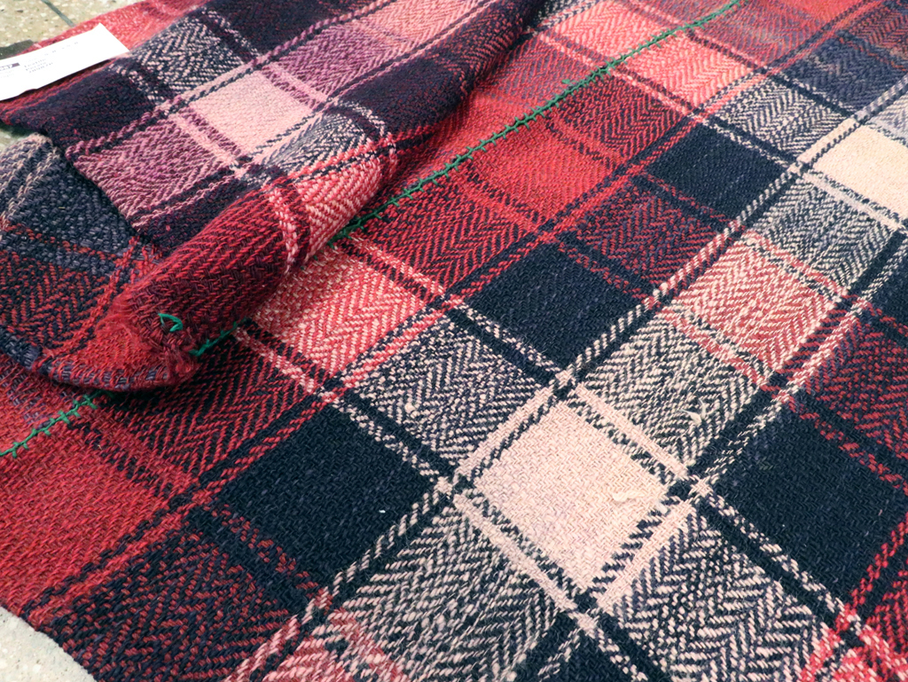 Vintage Persian Square Textile, No.28987 - Gss