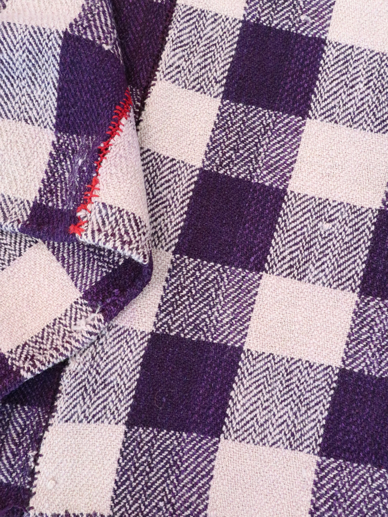 Vintage Persian Square Textile, No.28990 - Gss