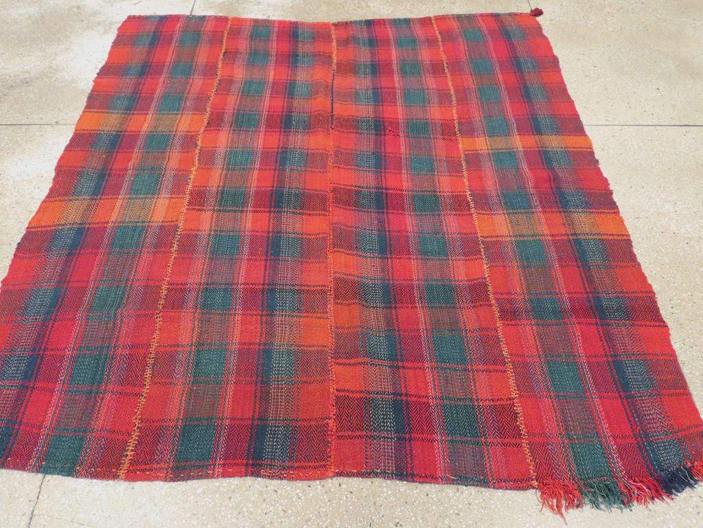 Vintage Persian Square Textile, No.28995 - Gss