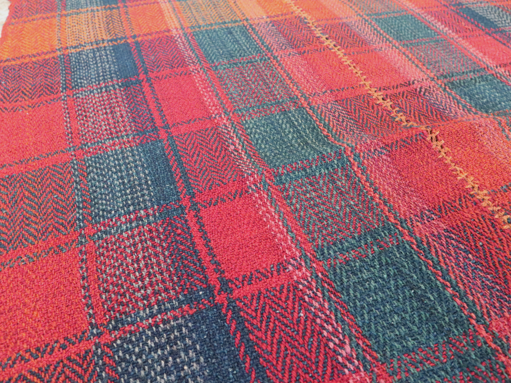 Vintage Persian Square Textile, No.28995 - Gss