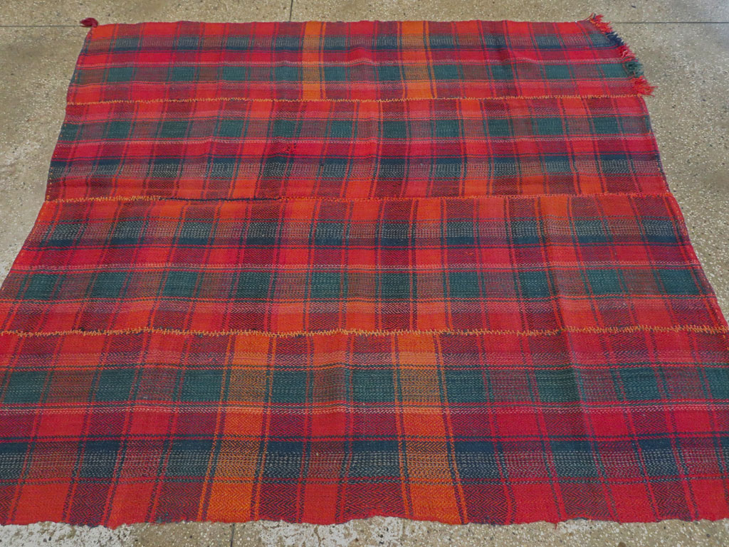 Vintage Persian Square Textile, No.28995 - Gss