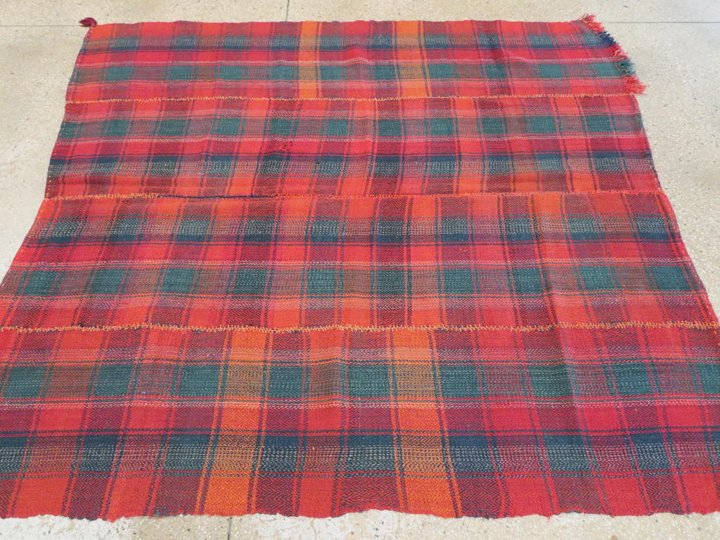 Vintage Persian Square Textile, No.28995 - Gss