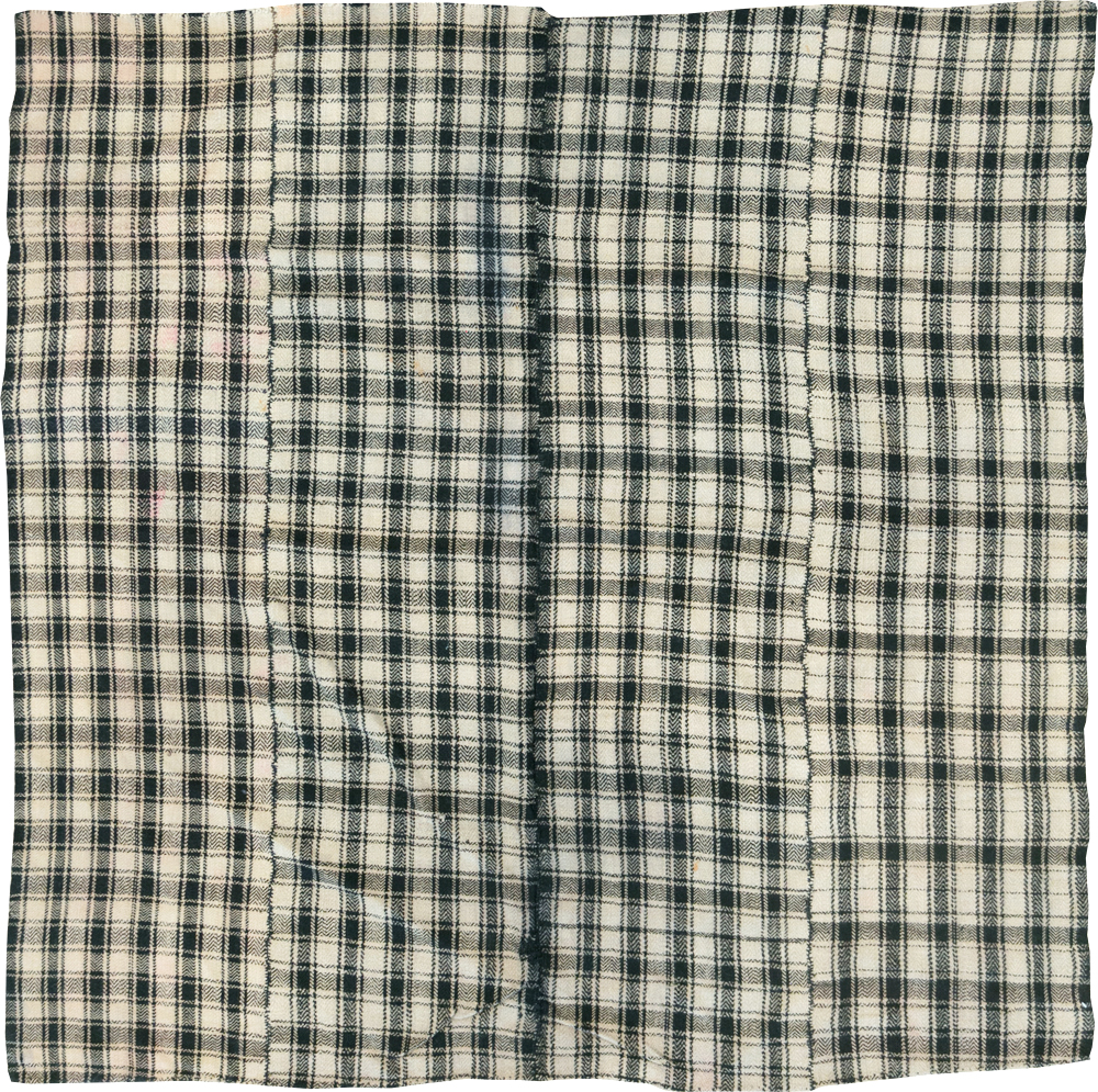 Vintage Persian Square Textile, No.28997 - Gss