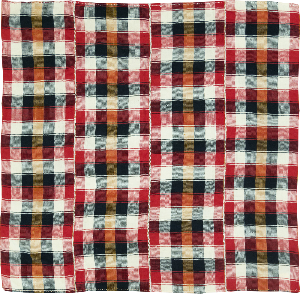 Vintage Persian Square Textile, No.29014 - Gss