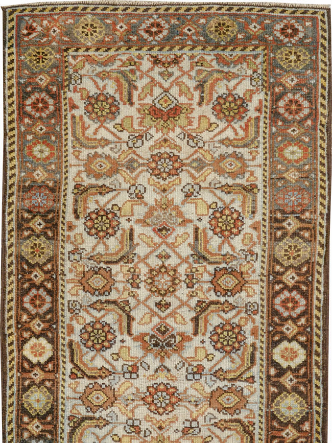 Antique Persian Mahal Runner, No.29040 - Gss