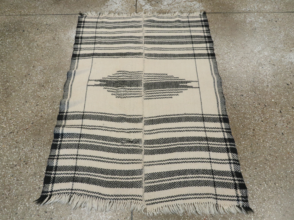 Vintage Persian Textile Flatweave, No.29041 - Gss