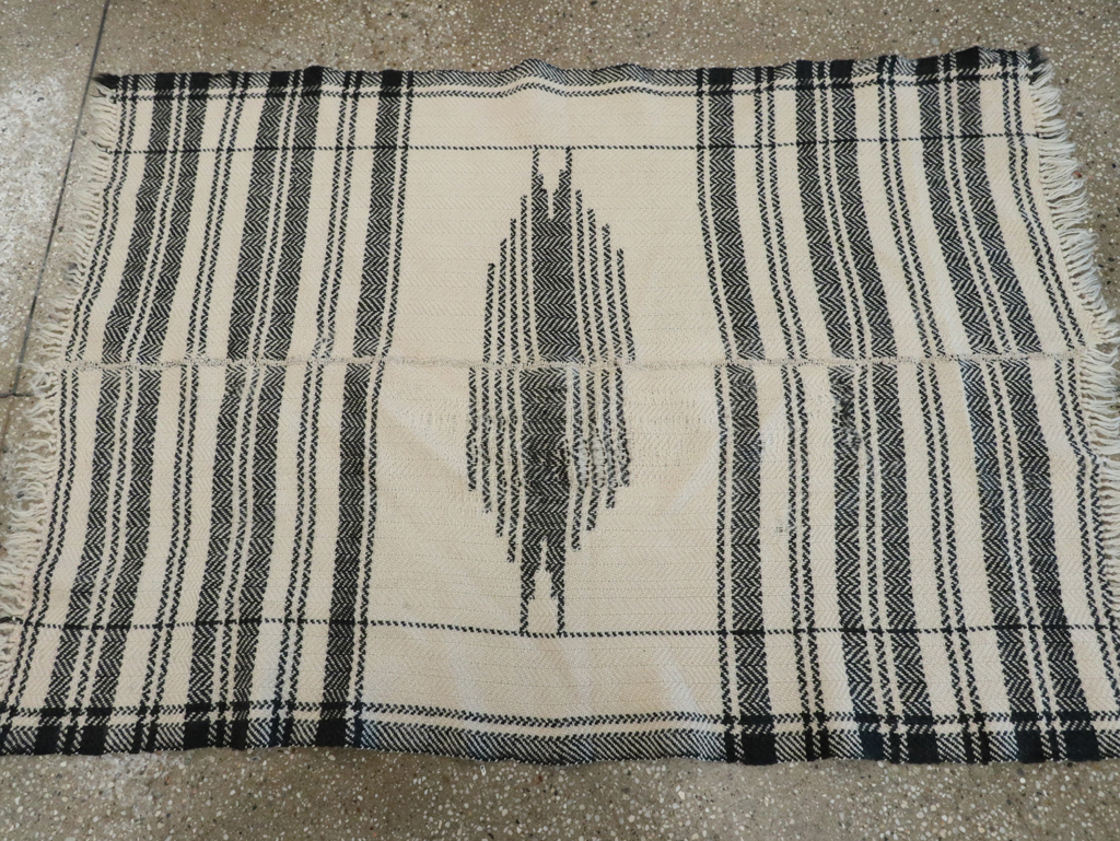 Vintage Persian Textile Flatweave, No.29041 - Gss