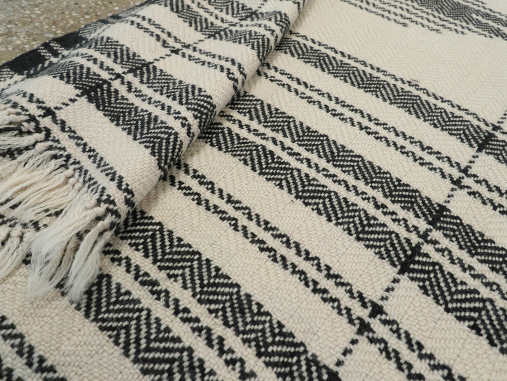 Vintage Persian Textile Flatweave, No.29041 - Gss