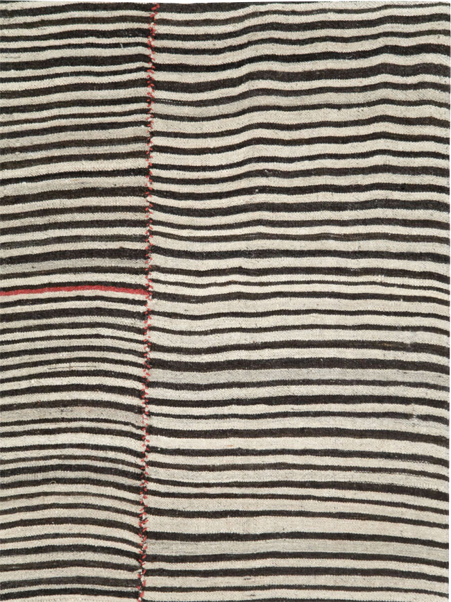 Vintage Persian Flatweave Kilim , No.29046 - Gss