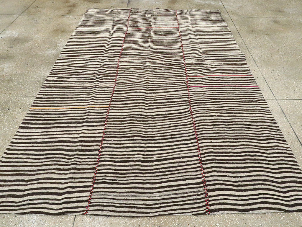 Vintage Persian Flatweave Kilim , No.29046 - Gss