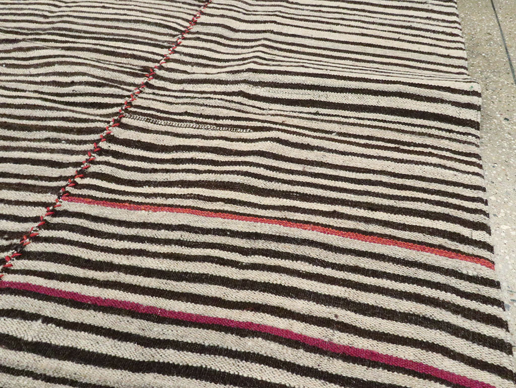 Vintage Persian Flatweave Kilim , No.29046 - Gss