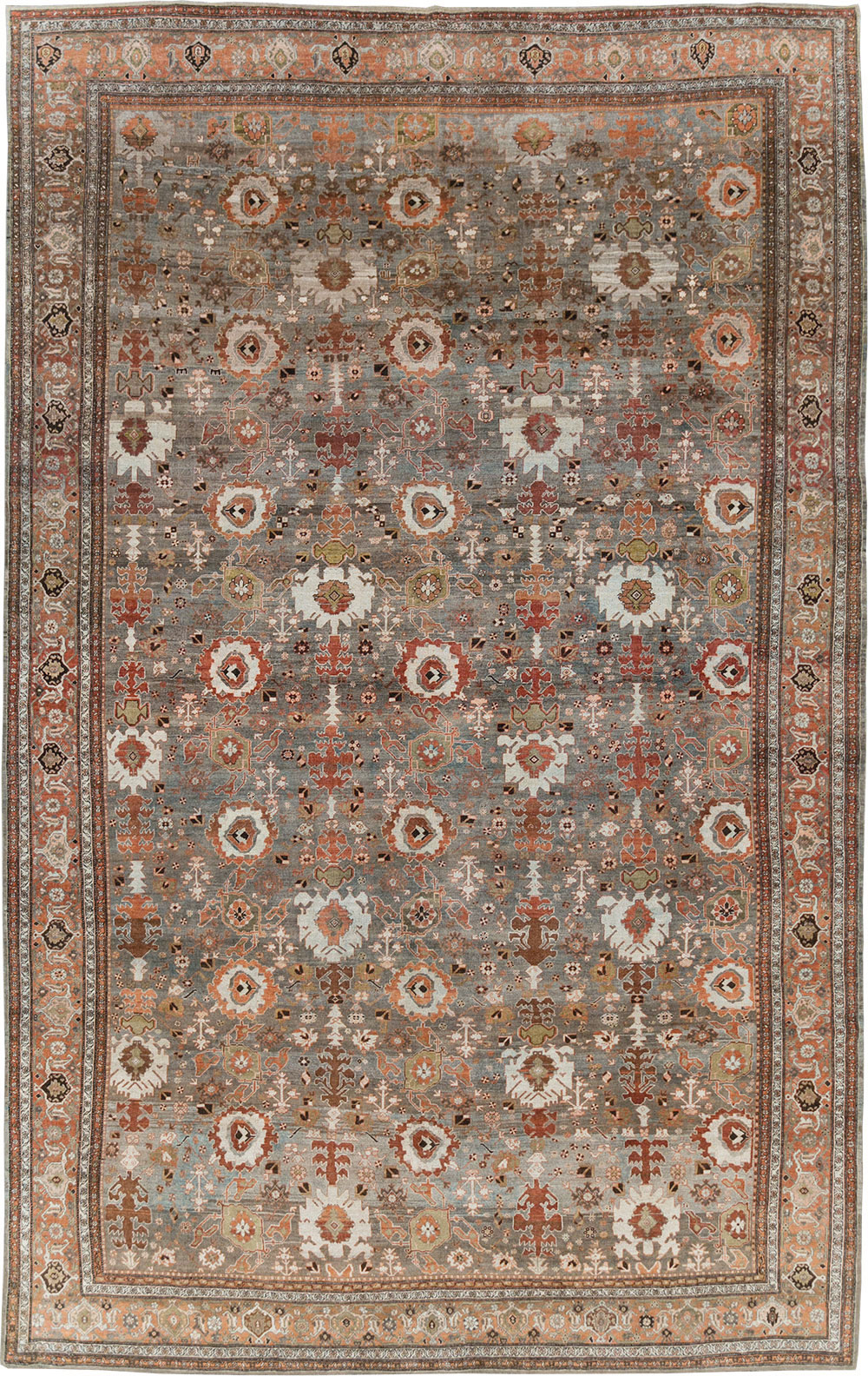 Antique Persian Bidjar Large Room Size Carpet, No.29052 - Gss