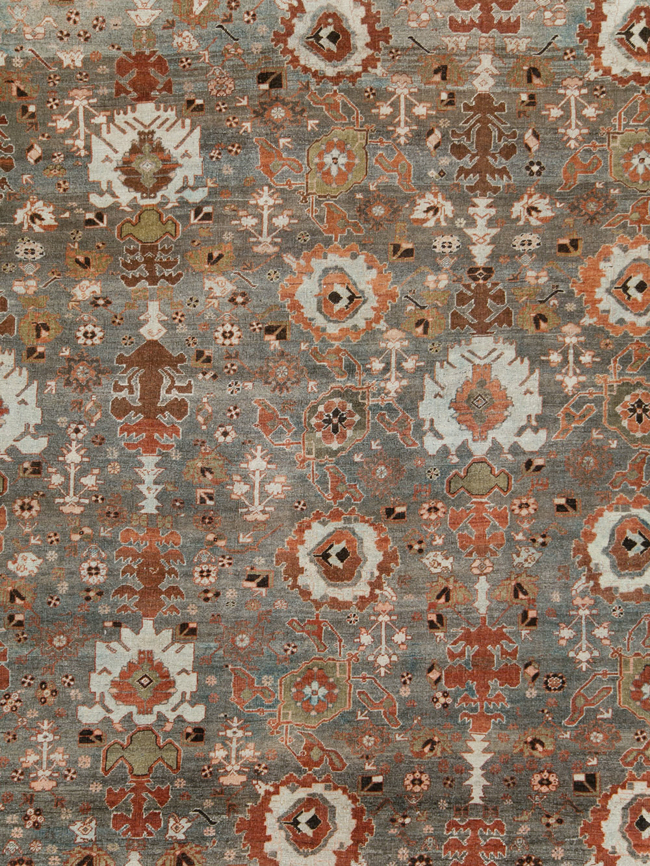 Antique Persian Bidjar Large Room Size Carpet, No.29052 - Gss