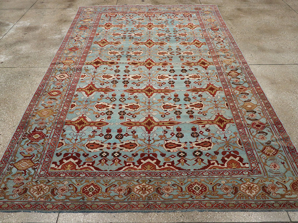 Antique Persian Kurdish Room Size Carpet, No.29056 - Gss
