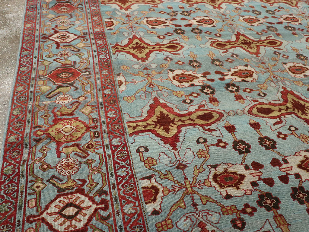 Antique Persian Kurdish Room Size Carpet, No.29056 - Gss