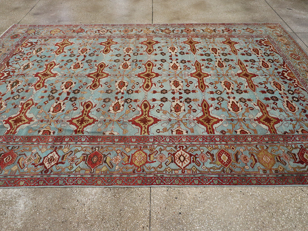 Antique Persian Kurdish Room Size Carpet, No.29056 - Gss