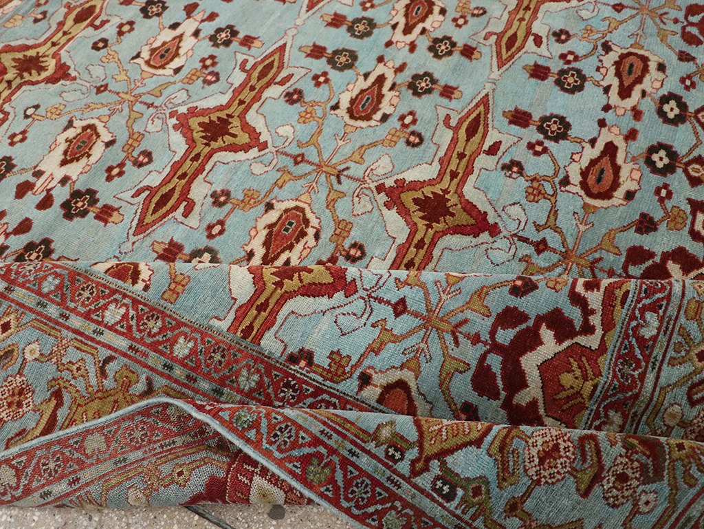 Antique Persian Kurdish Room Size Carpet, No.29056 - Gss