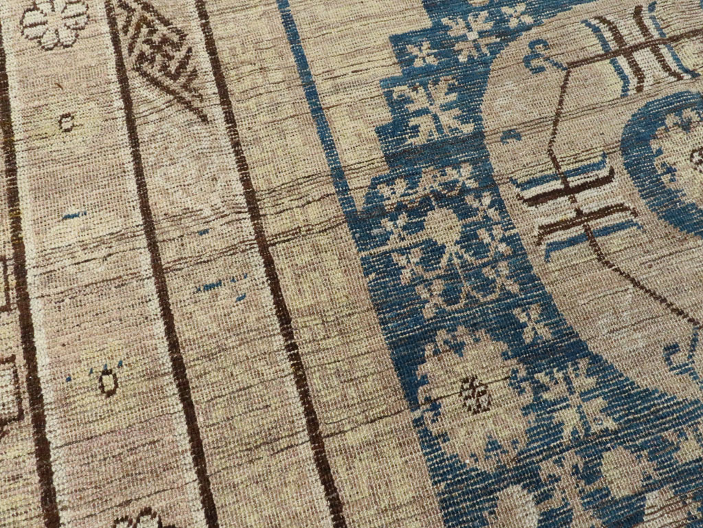 Antique East Turkestan Khotan Carpet, No.29064 - Gss