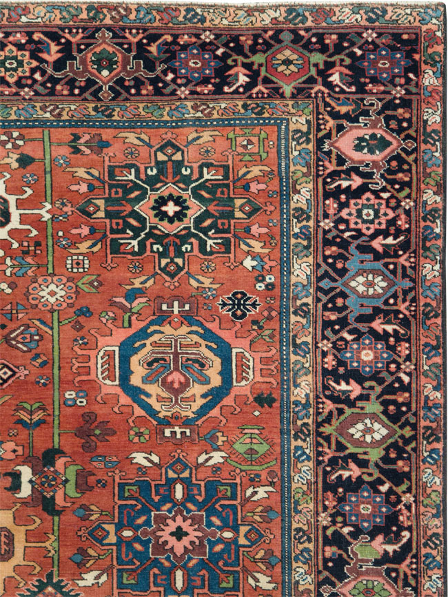 Vintage Persian Karajeh Rug, No.29065 - Gss